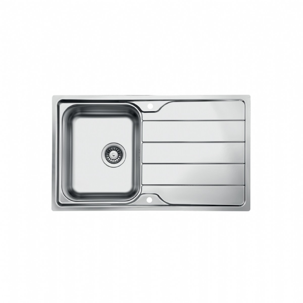 LN 860.500 Single Bowl Stainless Steel Kitchen Sink with Drainer and ...