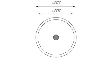 Lavatory-Series-L-370-teknikcizim