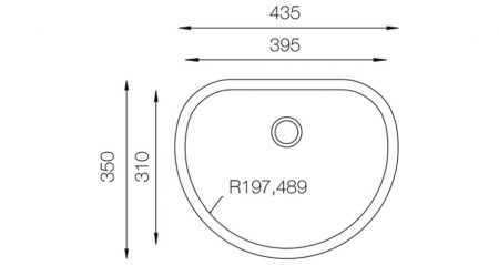 Lavatory-Series-L-435-teknikcizim